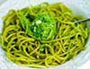 Spaghetti al pesto Spaghetti 'al pesto'